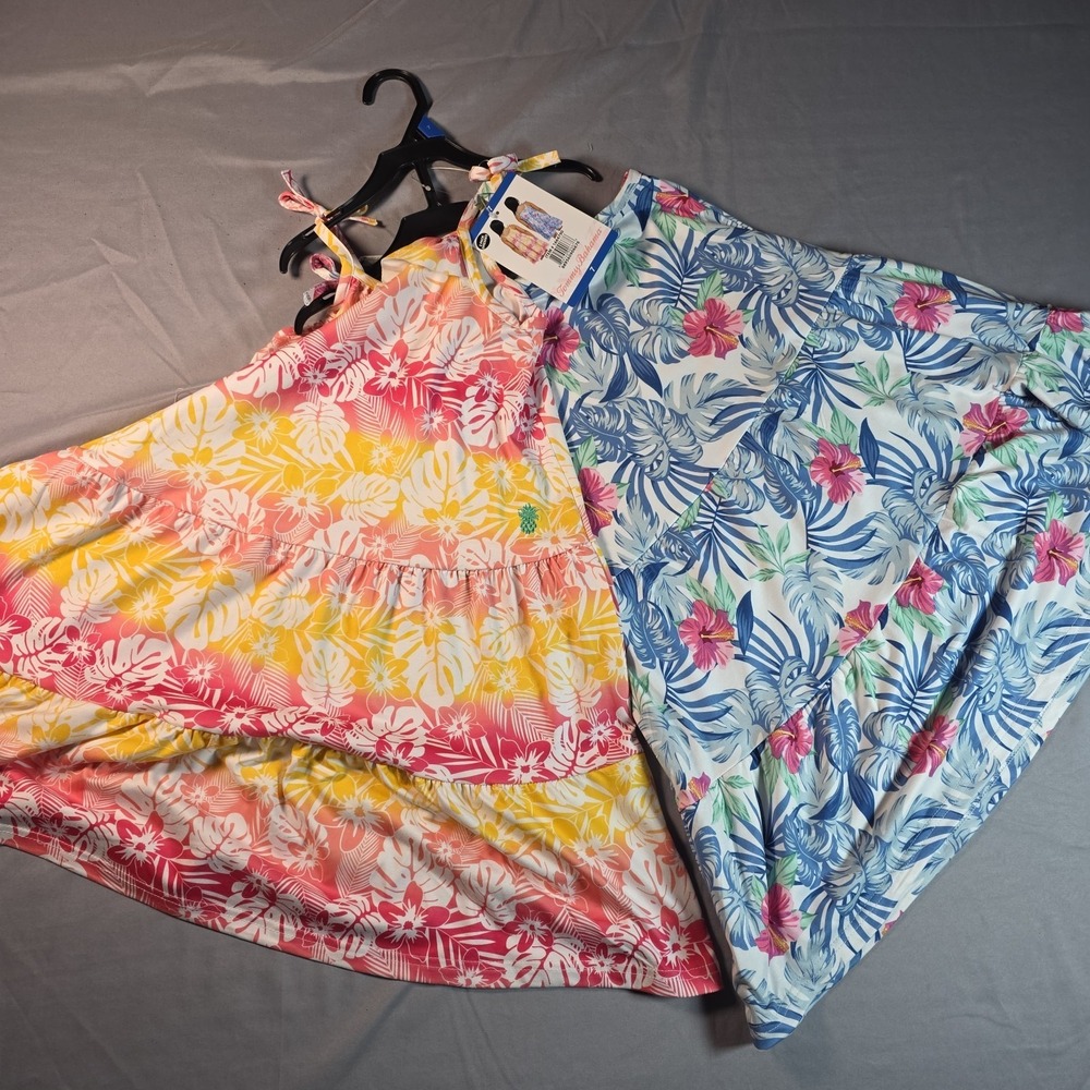 Tommy Bahama Girls Summer Dress 2 Pack Size 7 NWT